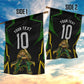 Personalized Jamaica Cricket Lion Mascot Garden Flag Kingsmen Royal King Batsman Sport