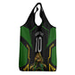 Personalized Jamaica Cricket Lion Mascot Grocery Bag Kingsmen Royal King Batsman Sport