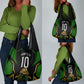 Personalized Jamaica Cricket Lion Mascot Grocery Bag Kingsmen Royal King Batsman Sport