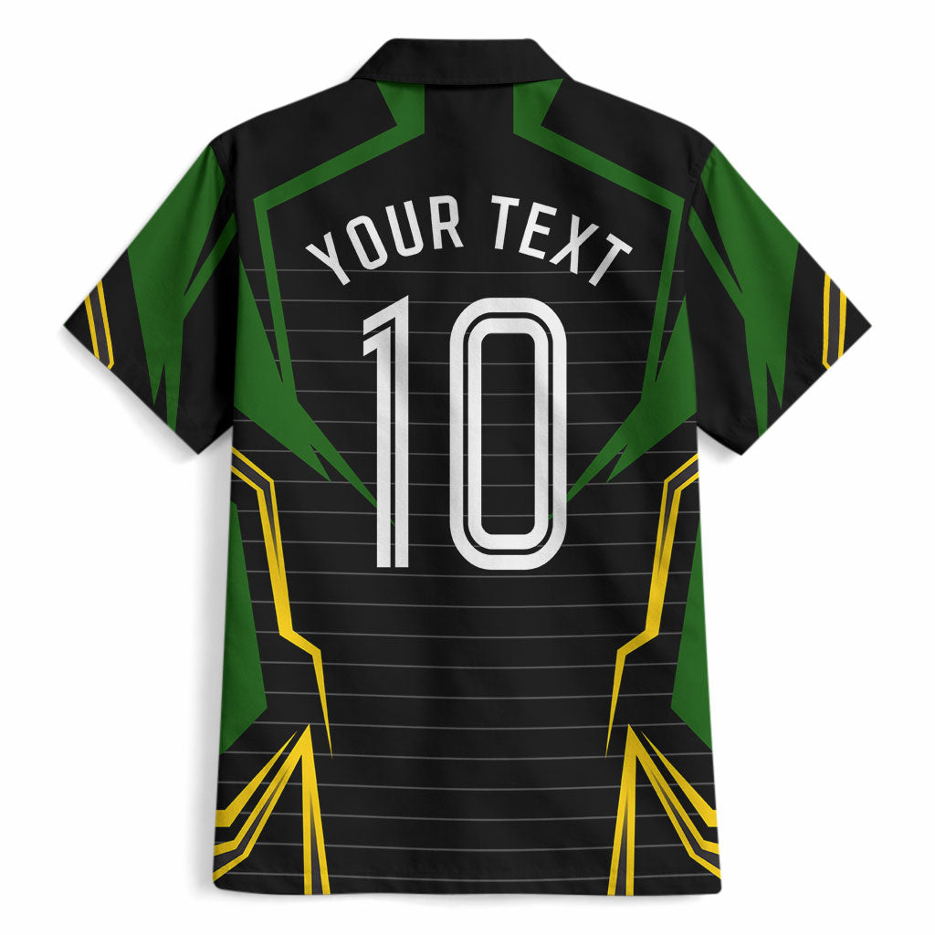 Personalized Jamaica Cricket Lion Mascot Hawaiian Shirt Kingsmen Royal King Batsman Sport