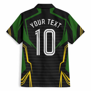 Personalized Jamaica Cricket Lion Mascot Hawaiian Shirt Kingsmen Royal King Batsman Sport