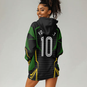 Personalized Jamaica Cricket Lion Mascot Hoodie Dress Kingsmen Royal King Batsman Sport
