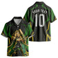 Personalized Jamaica Cricket Lion Mascot Kid Hawaiian Shirt Kingsmen Royal King Batsman Sport
