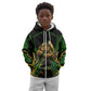 Personalized Jamaica Cricket Lion Mascot Kid Hoodie Kingsmen Royal King Batsman Sport