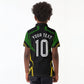 Personalized Jamaica Cricket Lion Mascot Kid Polo Shirt Kingsmen Royal King Batsman Sport
