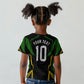 Personalized Jamaica Cricket Lion Mascot Kid T shirt Kingsmen Royal King Batsman Sport