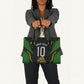 Personalized Jamaica Cricket Lion Mascot Leather Bag Kingsmen Royal King Batsman Sport