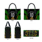 Personalized Jamaica Cricket Lion Mascot Leather Bag Kingsmen Royal King Batsman Sport