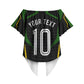 Personalized Jamaica Cricket Lion Mascot Off Shoulder Wrap Waist Top Kingsmen Royal King Batsman Sport