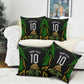 Personalized Jamaica Cricket Lion Mascot Pillow Cover Kingsmen Royal King Batsman Sport