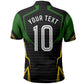 Personalized Jamaica Cricket Lion Mascot Polo Shirt Kingsmen Royal King Batsman Sport