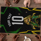 Personalized Jamaica Cricket Lion Mascot Puzzle Kingsmen Royal King Batsman Sport