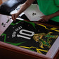 Personalized Jamaica Cricket Lion Mascot Puzzle Kingsmen Royal King Batsman Sport