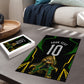 Personalized Jamaica Cricket Lion Mascot Puzzle Kingsmen Royal King Batsman Sport