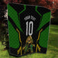 Personalized Jamaica Cricket Lion Mascot Quilt Kingsmen Royal King Batsman Sport