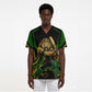Personalized Jamaica Cricket Lion Mascot Scrub Top Kingsmen Royal King Batsman Sport