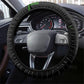 Jamaica Cricket Lion Mascot Steering Wheel Cover Kingsmen Royal King Batsman Sport