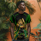 Personalized Jamaica Cricket Lion Mascot T shirt Kingsmen Royal King Batsman Sport