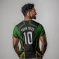 Personalized Jamaica Cricket Lion Mascot T shirt Kingsmen Royal King Batsman Sport