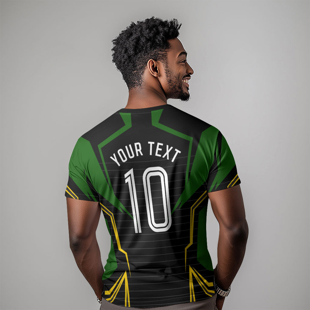 Personalized Jamaica Cricket Lion Mascot T shirt Kingsmen Royal King Batsman Sport