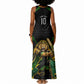 Personalized Jamaica Cricket Lion Mascot Tank Maxi Dress Kingsmen Royal King Batsman Sport