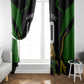 Personalized Jamaica Cricket Lion Mascot Window Curtain Kingsmen Royal King Batsman Sport
