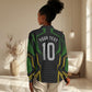 Personalized Jamaica Cricket Lion Mascot Women Casual Shirt Kingsmen Royal King Batsman Sport