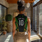 Personalized Jamaica Cricket Lion Mascot Women Sleeveless Polo Shirt Kingsmen Royal King Batsman Sport