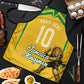 Personalized Jamaica Kingsmen Cricket Lion Apron Royal King Batsman Sports Graphic Art