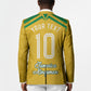 Personalized Jamaica Kingsmen Cricket Lion Blazer Royal King Batsman Sports Graphic Art