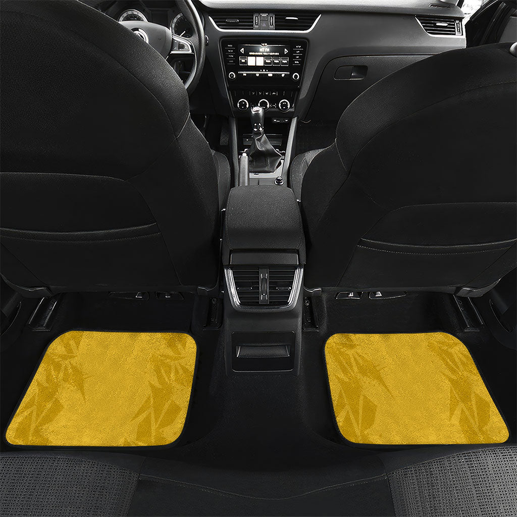 Personalized Jamaica Kingsmen Cricket Lion Car Mats Royal King Batsman Sports Graphic Art
