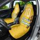 Personalized Jamaica Kingsmen Cricket Lion Car Seat Cover Royal King Batsman Sports Graphic Art