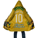 Personalized Jamaica Kingsmen Cricket Lion Cloak Royal King Batsman Sports Graphic Art