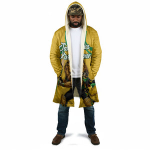 Personalized Jamaica Kingsmen Cricket Lion Cloak Royal King Batsman Sports Graphic Art
