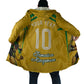 Personalized Jamaica Kingsmen Cricket Lion Cloak Royal King Batsman Sports Graphic Art