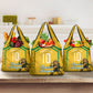 Personalized Jamaica Kingsmen Cricket Lion Grocery Bag Royal King Batsman Sports Graphic Art