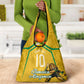 Personalized Jamaica Kingsmen Cricket Lion Grocery Bag Royal King Batsman Sports Graphic Art