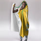 Personalized Jamaica Kingsmen Cricket Lion Hooded Blanket Royal King Batsman Sports Graphic Art