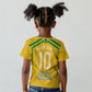 Personalized Jamaica Kingsmen Cricket Lion Kid T shirt Royal King Batsman Sports Graphic Art