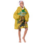 Personalized Jamaica Kingsmen Cricket Lion Kid Wearable Blanket Hoodie Royal King Batsman Sports Graphic Art