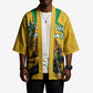Personalized Jamaica Kingsmen Cricket Lion Kimono Royal King Batsman Sports Graphic Art