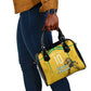 Personalized Jamaica Kingsmen Cricket Lion Shoulder Handbag Royal King Batsman Sports Graphic Art