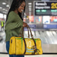 Personalized Jamaica Kingsmen Cricket Lion Travel Bag Royal King Batsman Sports Graphic Art