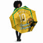 Personalized Jamaica Kingsmen Cricket Lion Umbrella Royal King Batsman Sports Graphic Art
