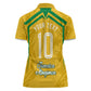 Personalized Jamaica Kingsmen Cricket Lion Women Polo Shirt Royal King Batsman Sports Graphic Art