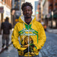Personalized Jamaica Kingsmen Cricket Lion Zip Hoodie Royal King Batsman Sports Graphic Art