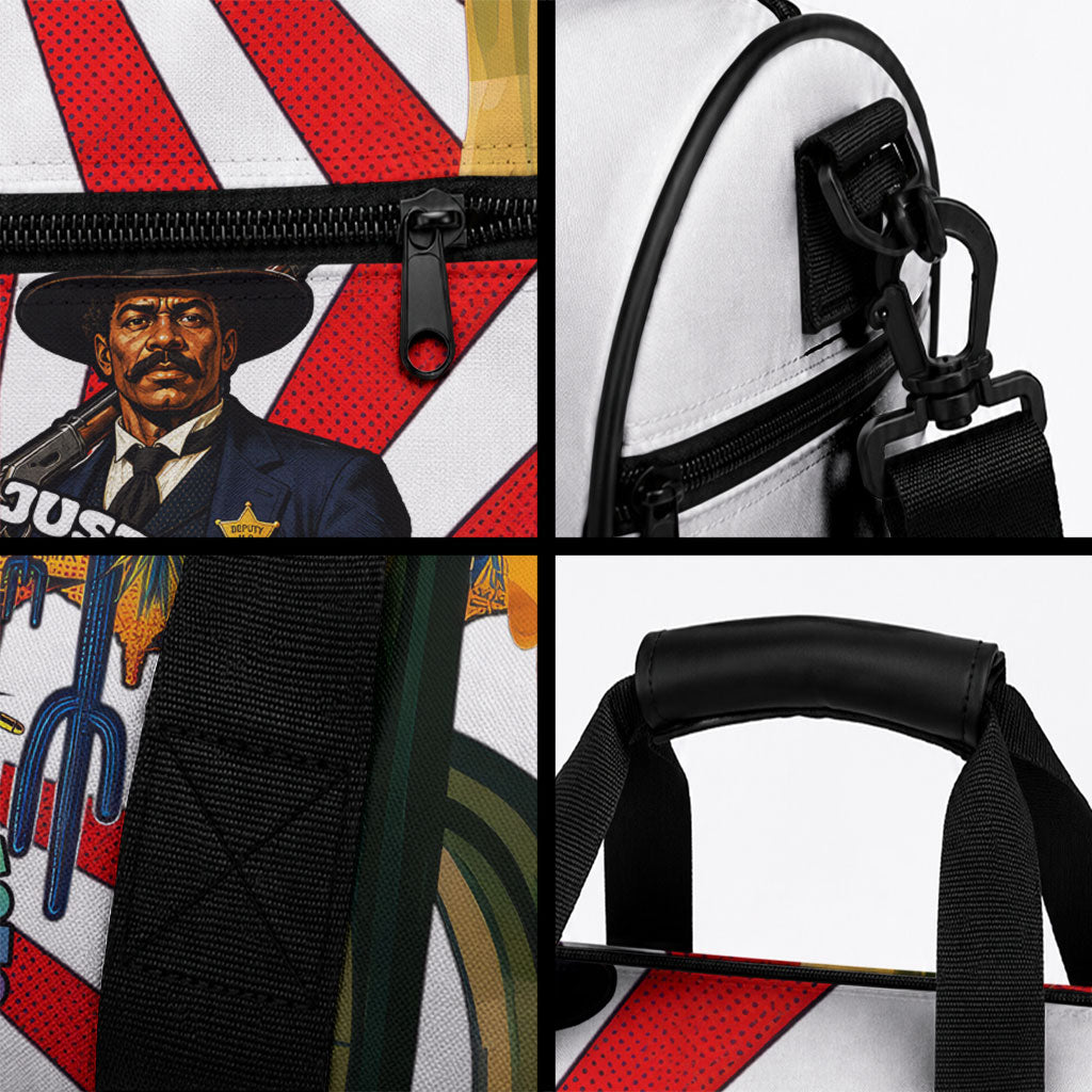 Bass Reeves Duffle Bag Vintage African American Black Cowboy Western History
