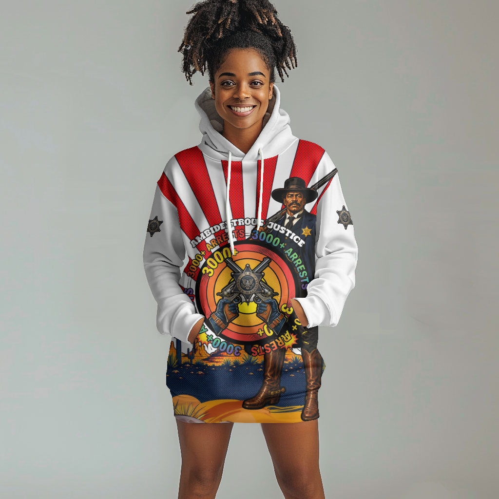 Bass Reeves Hoodie Dress Vintage African American Black Cowboy Western History