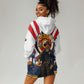 Bass Reeves Hoodie Dress Vintage African American Black Cowboy Western History