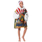 Bass Reeves Kid Wearable Blanket Hoodie Vintage African American Black Cowboy Western History